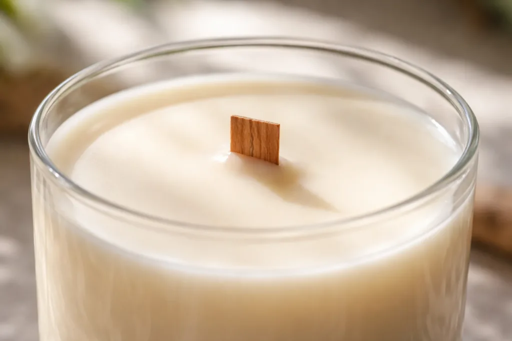 Private Label Scented Candles for Boutique Brands 1 macro private label wax detailjpg