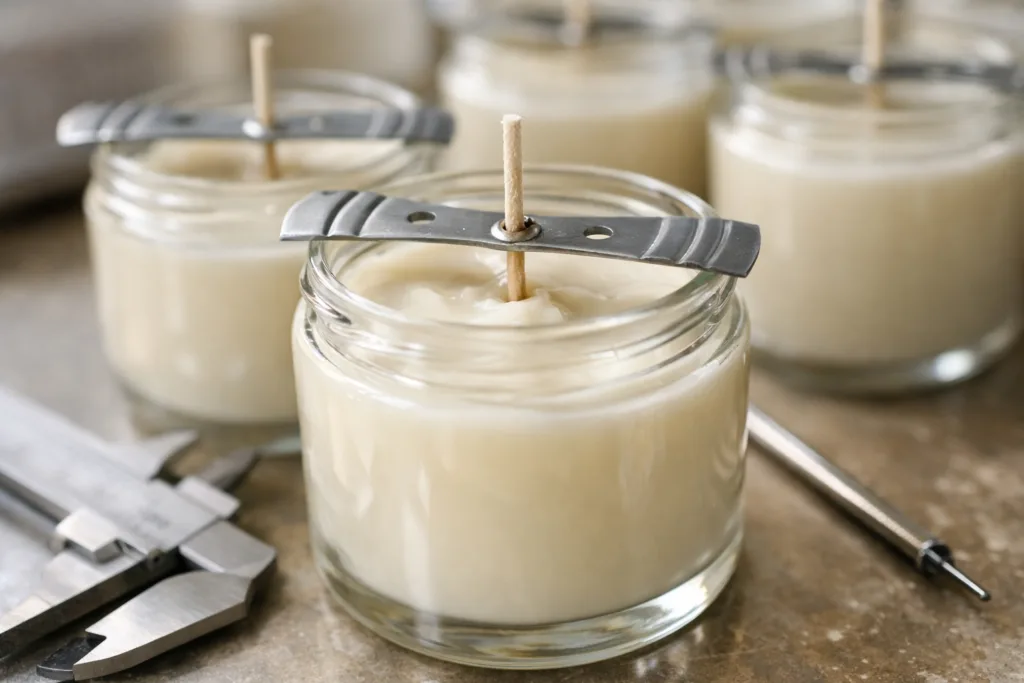 How to Create Custom Candle Gifts for Events & Weddings 1 macrosoy wax pourcustom candlejpg