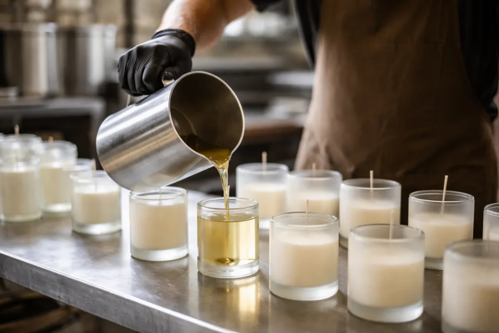 How to Choose the Perfect Candle Vessel for Your Custom Line 2 oem candle handpour processjpg