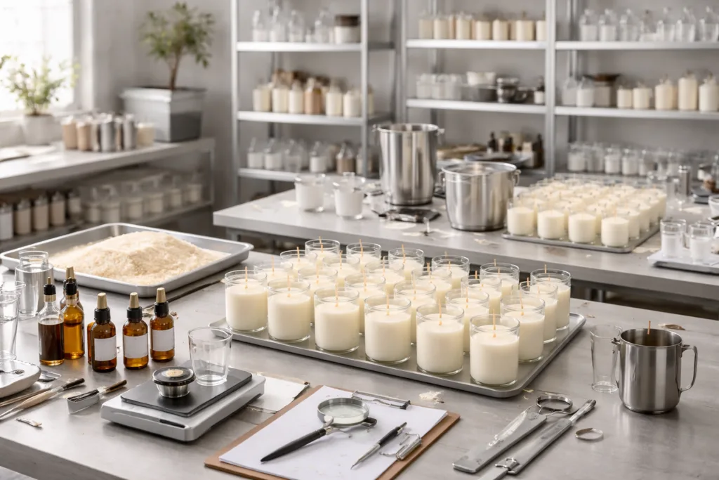 10 Proven Ways to Choose a Reliable Scented Candle Manufacturer 13 reliable scented candle manufacturer production process