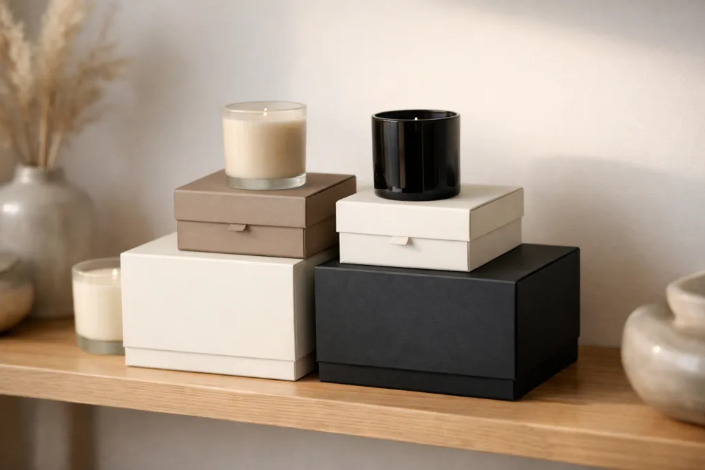 Private Label Candle MOQ: What Retailers & Startups Must Budget for 3 stacked private label candlesjpg