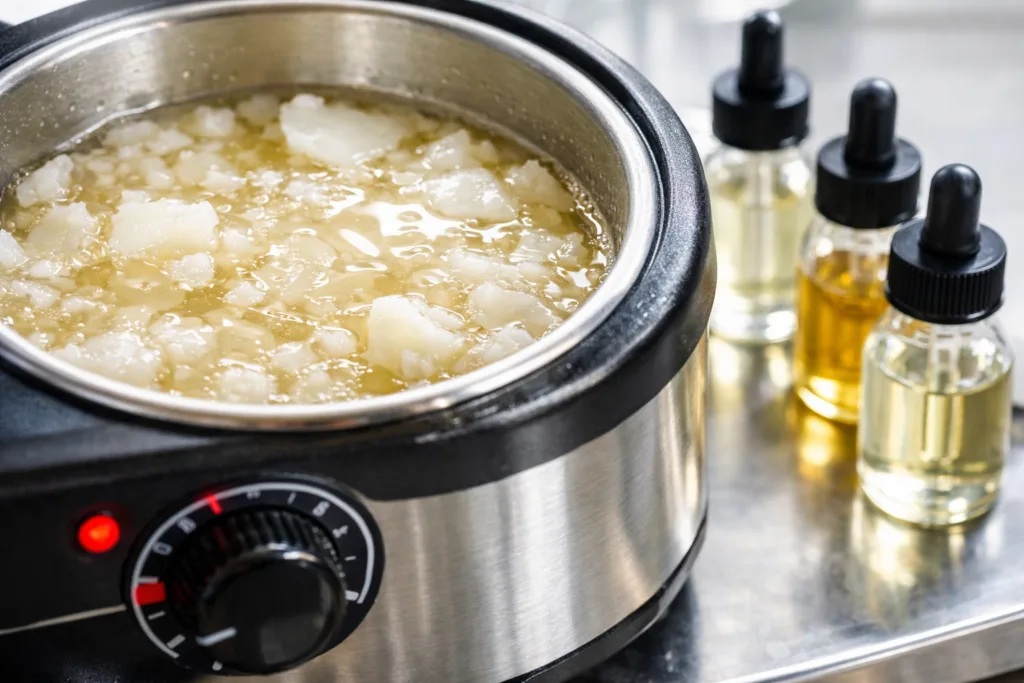 How Machine Startup Costs Affect Candle MOQ (Factory Insider Guide) 1 wax melter candle factoryjpg