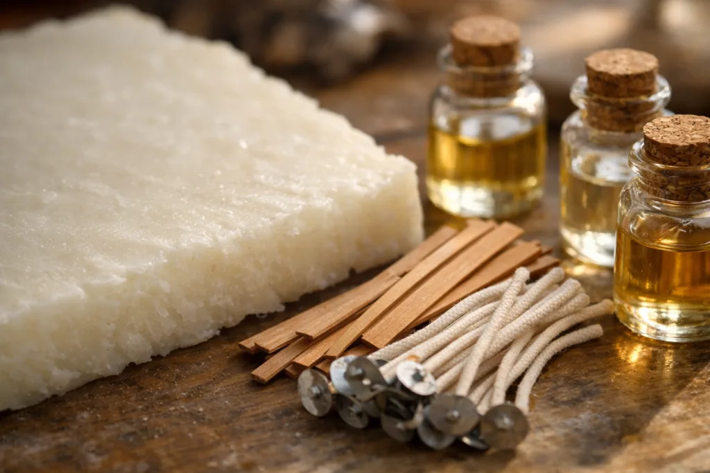 Top Mistakes to Avoid When Ordering Custom Candles 1 wax wick fragrance detailjpg