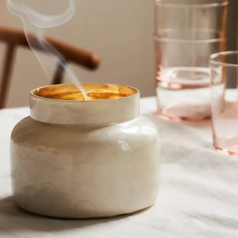 Capiz Shell Candle Jar