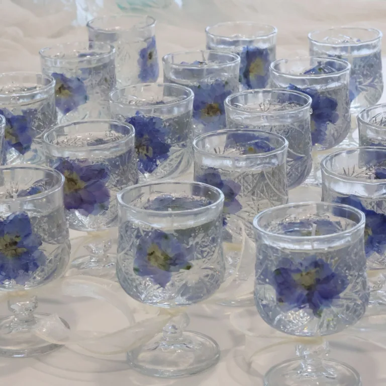 Flower Embedded Gel Candles2