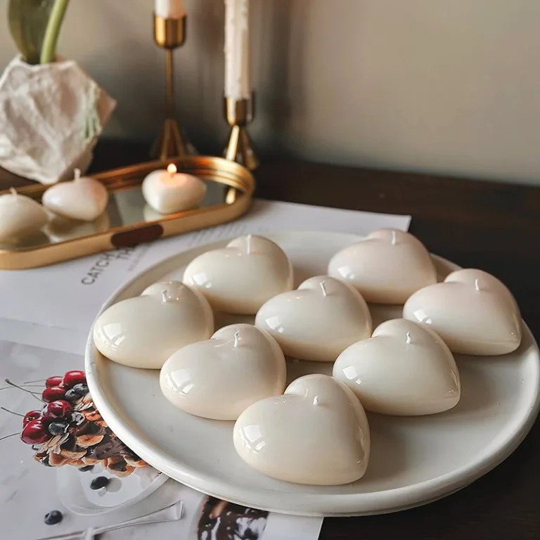 Romantic Heart Floating Candles