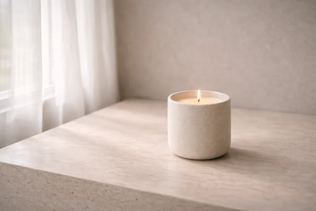 Top Candle Options for Corporate Gifting Buyers in 2026 4 Minimalist premium candle designed to create a calm and memorable gifting experience