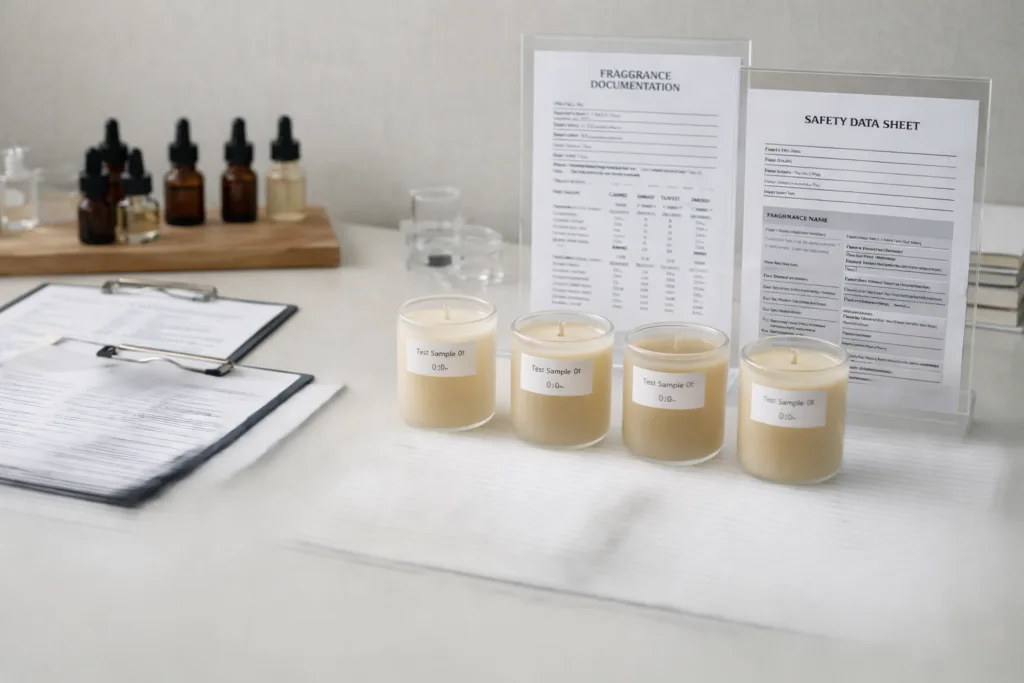 What Is Fragrance Oil? A Practical Guide for Candle Brands 4 Visual representation of fragrance oil structure showing top, middle and base notes in candle scents