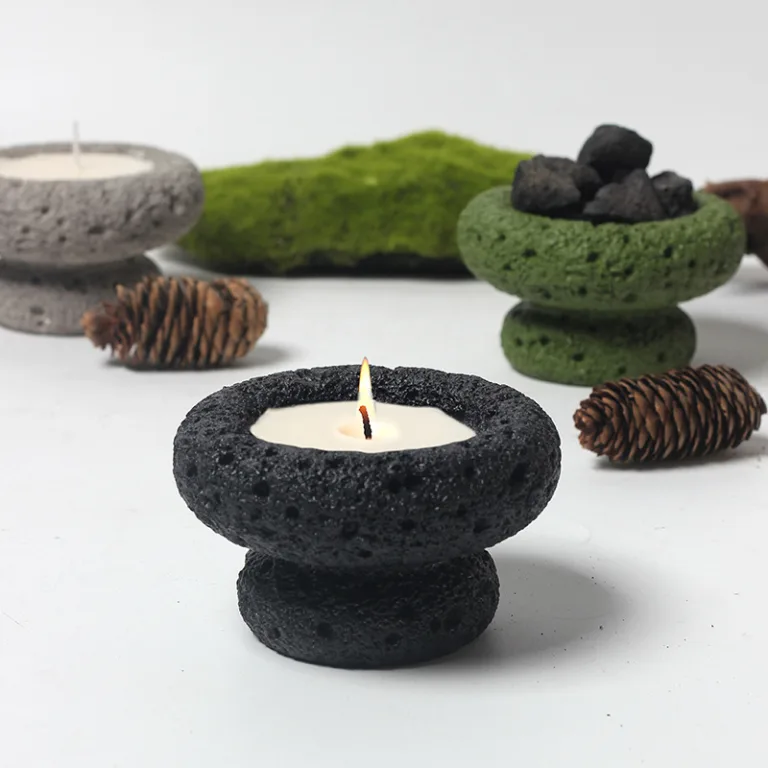 Concrete Bowl Candle1