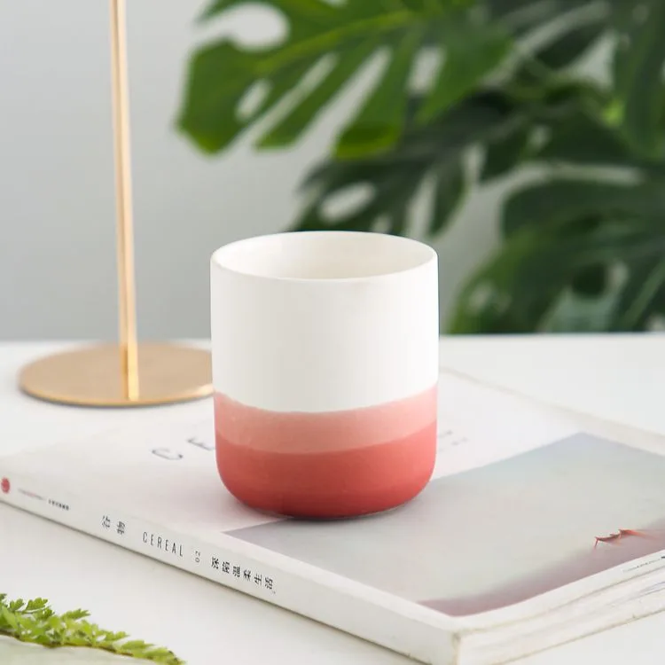 Matte Gradient Ceramic Candle Jar2