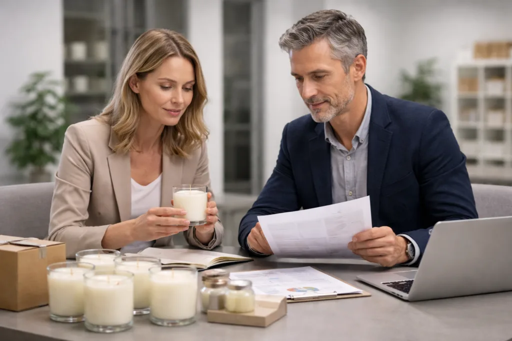 Top Professional Candle Manufacturing for Scalable Brands 5 Professional candle manufacturing partnership supporting long-term brand growth