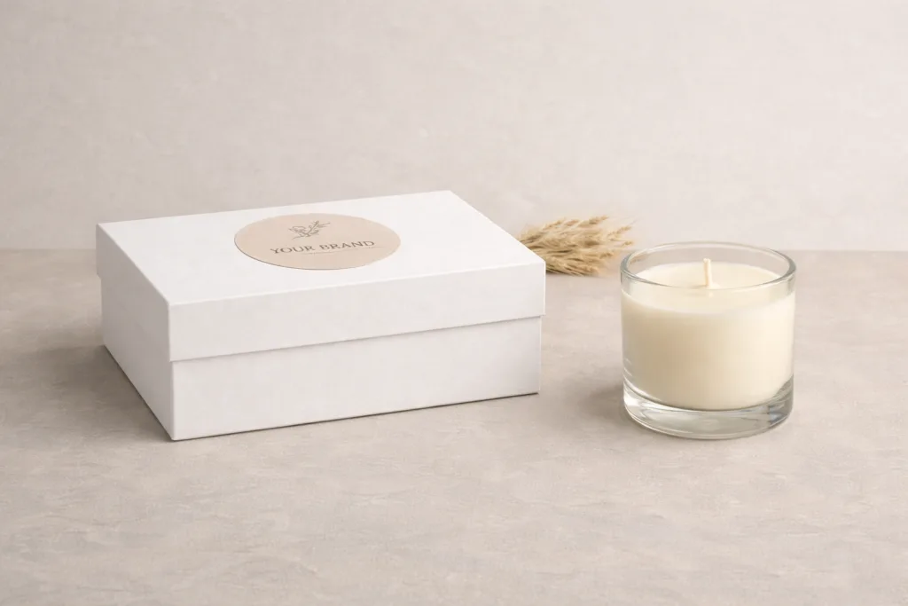 Where the Real Cost of Scented Candle Gift Sets Comes From (It’s Not the Candle) 2 Comparison between candle cost and custom gift box cost in candle gift sets