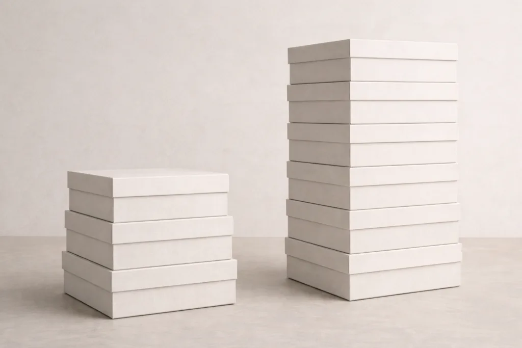 Where the Real Cost of Scented Candle Gift Sets Comes From (It’s Not the Candle) 4 MOQ comparison of 500 vs 1000 custom candle gift boxes