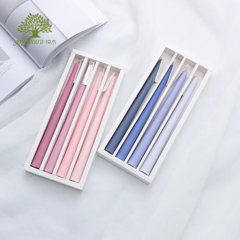Colored Taper Candles Set7
