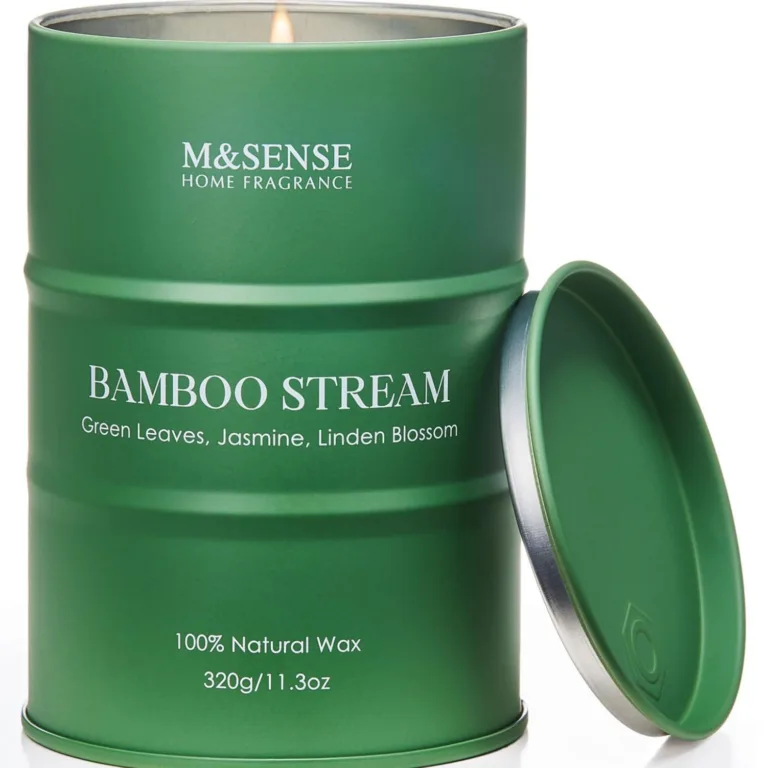 Stackable Colored Metal Tin Scented Candle1