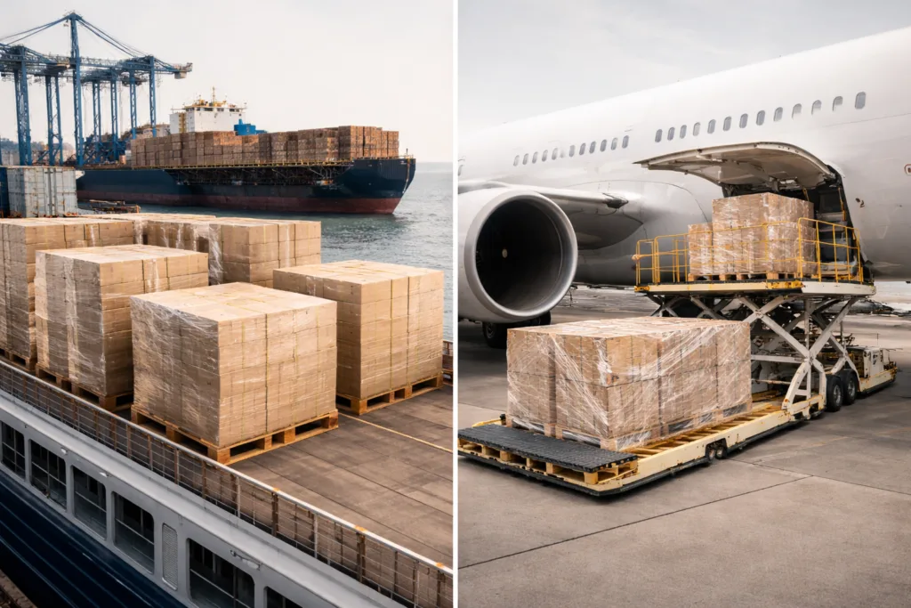 Home Fragrance for Boutique Brands: Candles, Diffusers & Private Label Options 5 comparison between air freight and sea freight shipping for candle and diffuser bulk orders