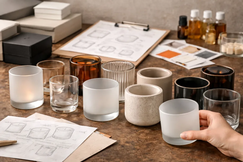 Best 7-Step Candle Sample Process for Private Label Buyers 4 luxury private label candle with rigid box packaging ready for mass production