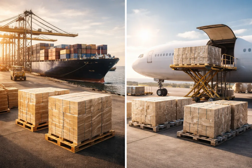 Best 7-Step Hotel Candles Procurement Guide for Buyer 5 comparison of sea freight and air freight logistics for bulk candle shipments