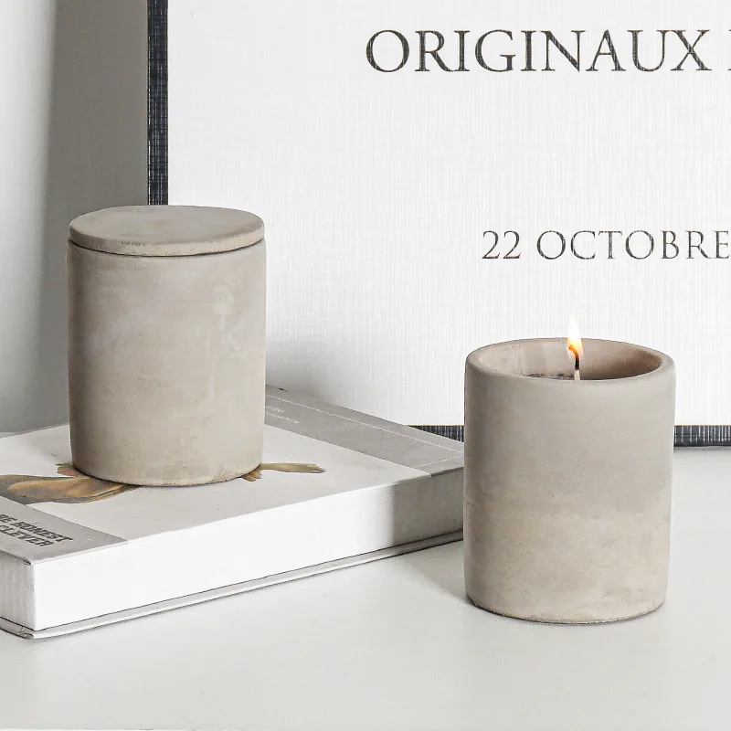 Why Concrete Jar Candles Are Becoming Popular in Modern Home Fragrance 2 Minimalist Concrete Candle