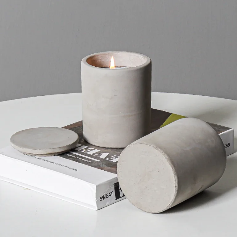 Minimalist Concrete Candle2