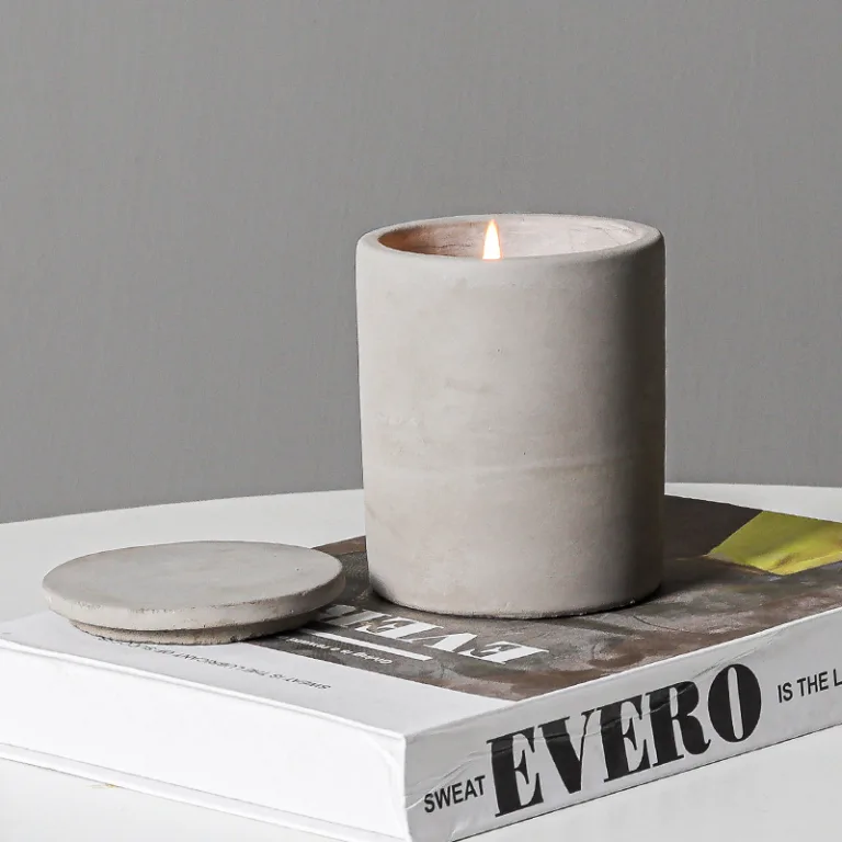 Minimalist Concrete Candle3