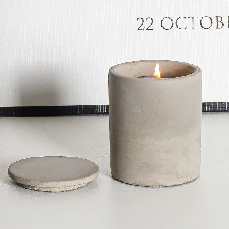 Why Concrete Jar Candles Are Becoming Popular in Modern Home Fragrance 5 Minimalist Concrete Candle4