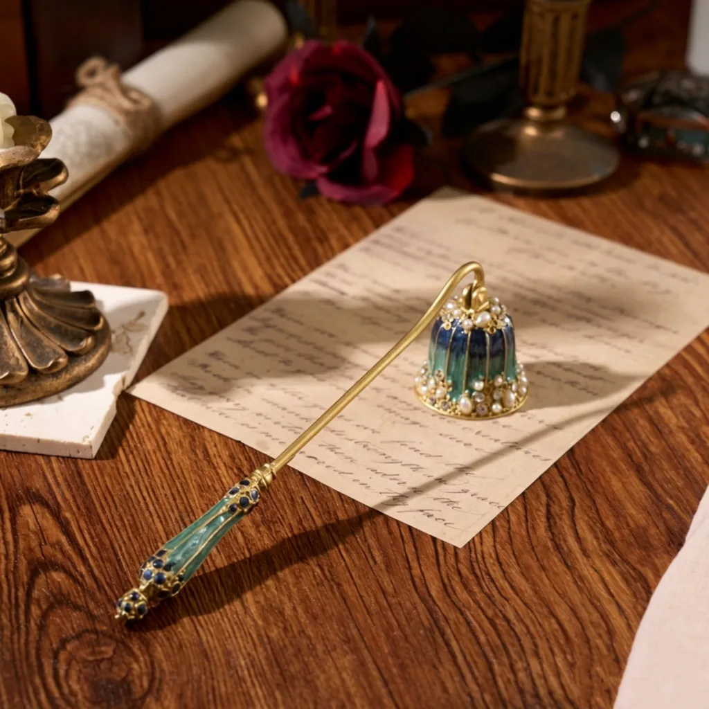 Wholesale Candle Snuffers: A Small Accessory That Adds Value to Candle Gift Sets 5 Emerald Pearl Candle Snuffer1