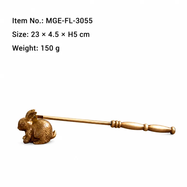 Golden Hare Acorn Candle Snuffer4