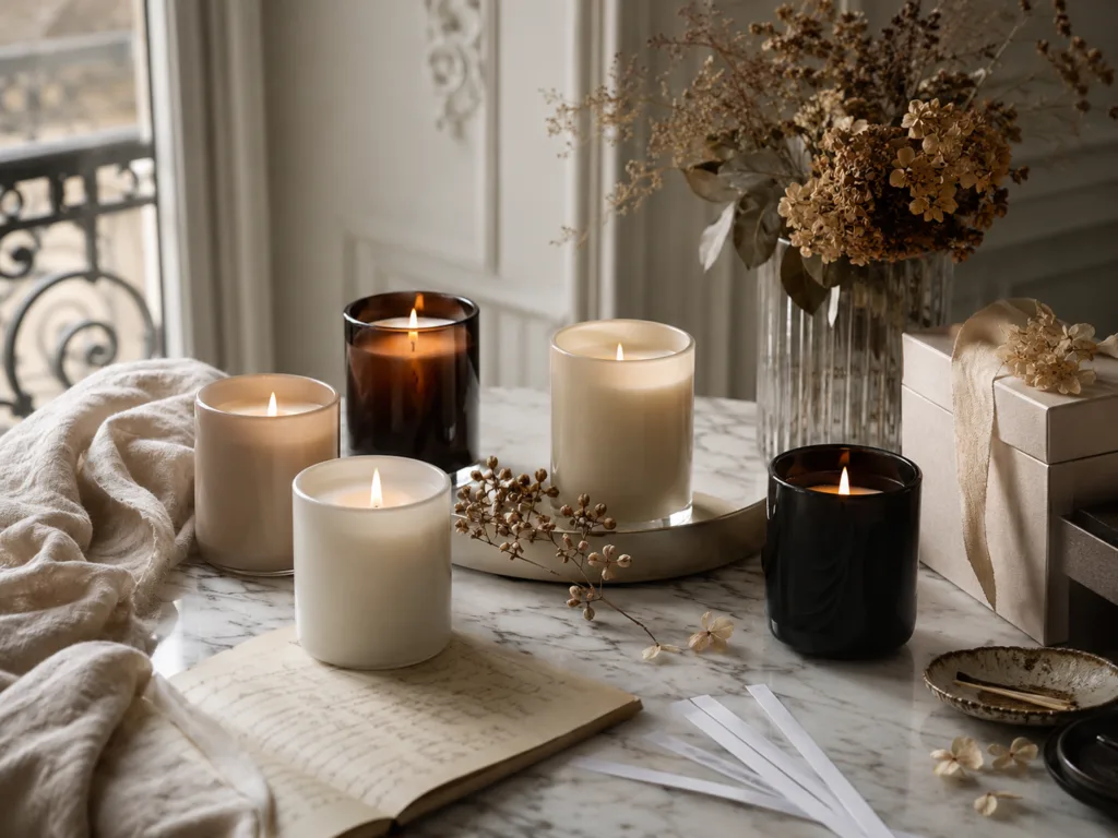 Top Luxury Candle Brands & Luxury Scented Candles Guide 2026 5 French candle brands and European home fragrance style with elegant luxury scented candles